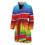 Cinco De Mayo Mexican Pattern Print Men's Bathrobe