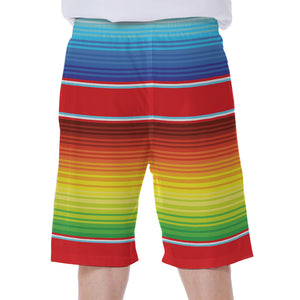 Cinco De Mayo Mexican Pattern Print Men's Beach Shorts