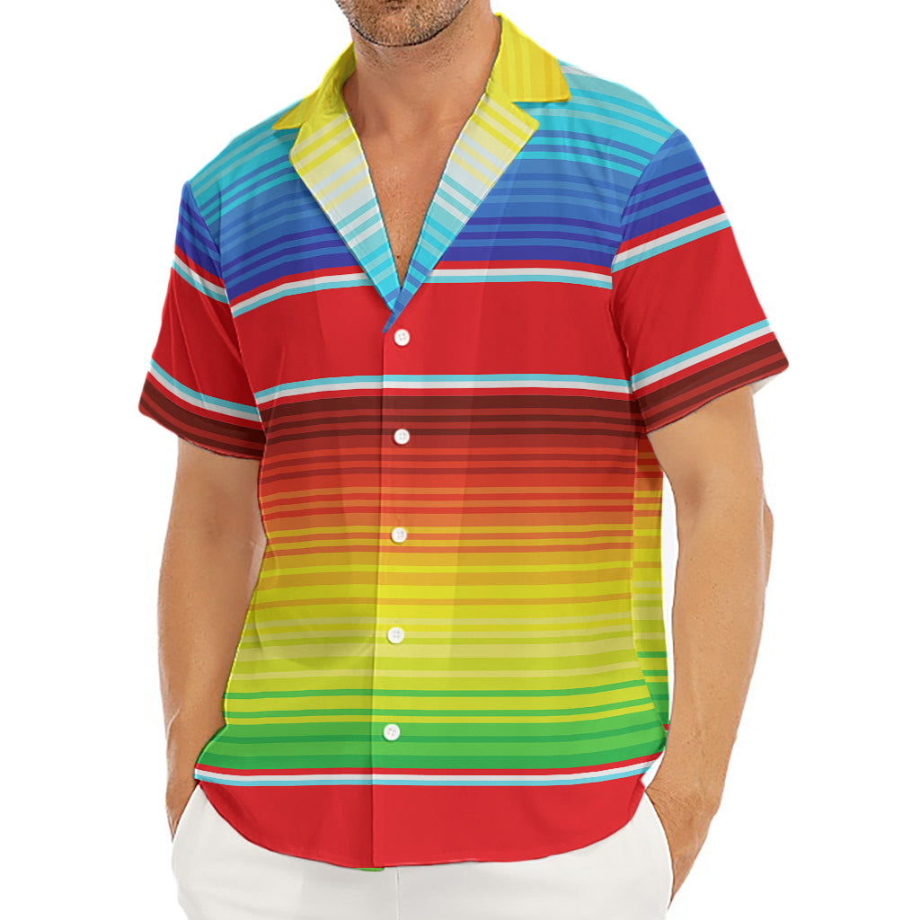 Cinco De Mayo Mexican Pattern Print Men's Deep V-Neck Shirt