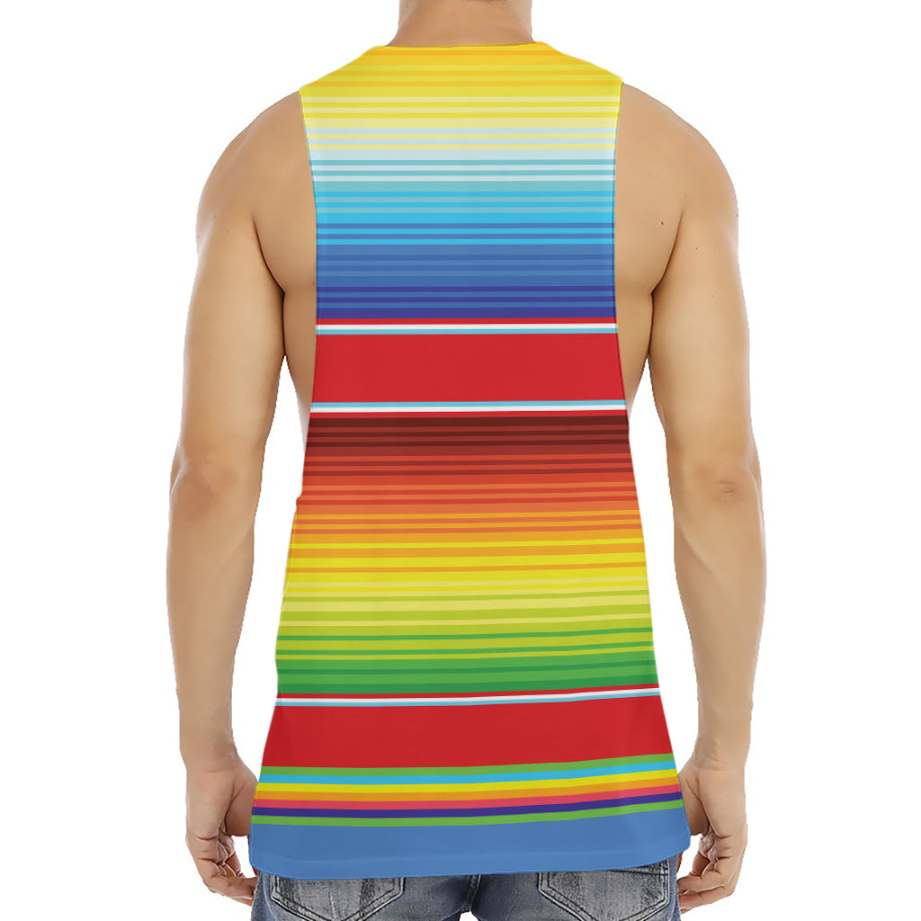 Cinco De Mayo Mexican Pattern Print Men's Muscle Tank Top