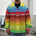 Cinco De Mayo Mexican Pattern Print Men's Shirt Jacket