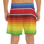 Cinco De Mayo Mexican Pattern Print Men's Split Running Shorts