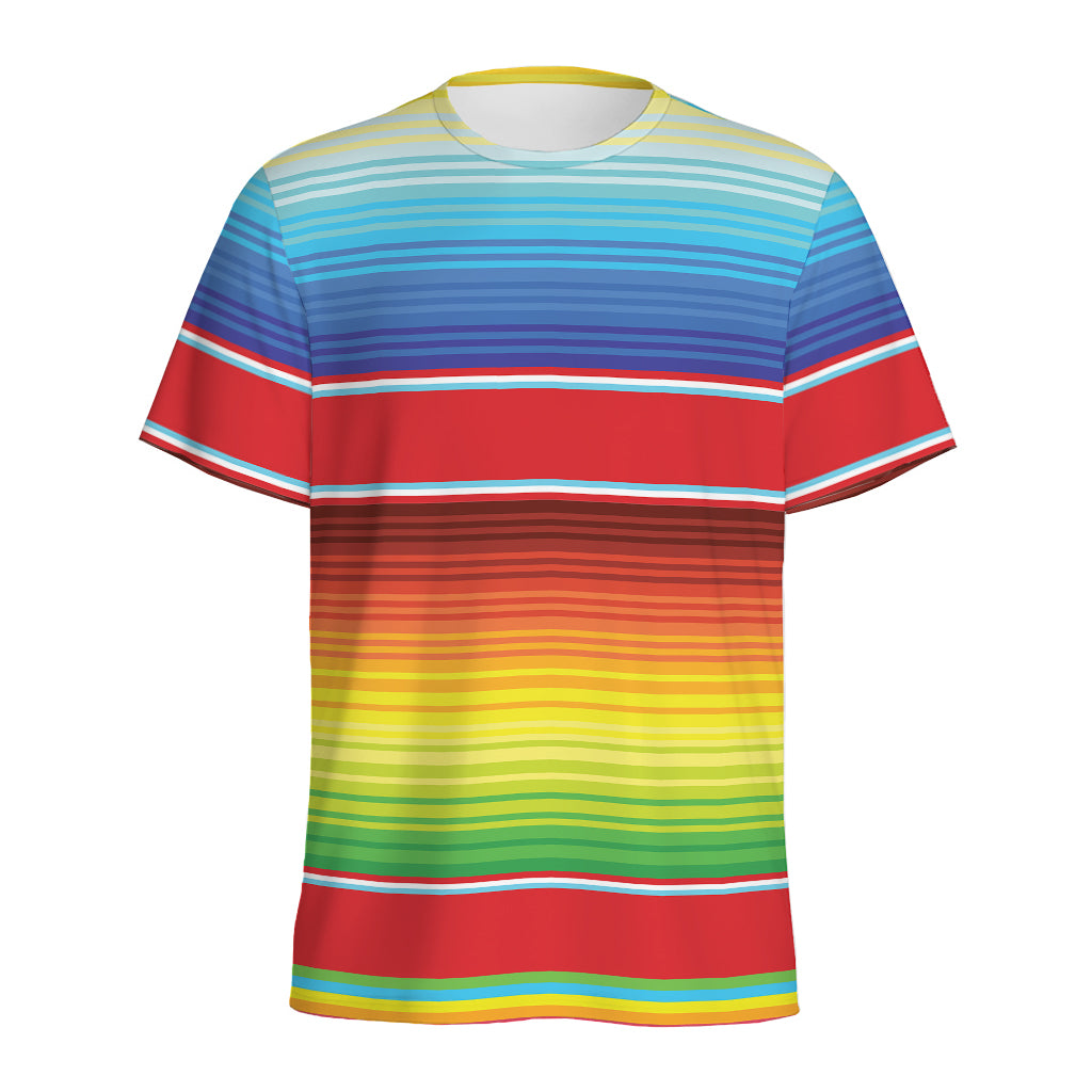 Cinco De Mayo Mexican Pattern Print Men's Sports T-Shirt