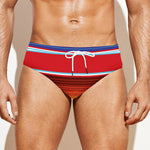 Cinco De Mayo Mexican Pattern Print Men's Swim Briefs