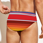 Cinco De Mayo Mexican Pattern Print Men's Swim Briefs
