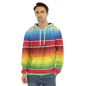 Cinco De Mayo Mexican Pattern Print Men's Velvet Pullover Hoodie