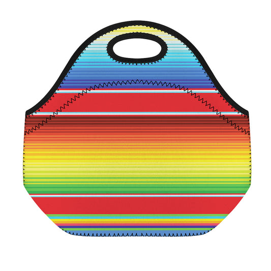 Cinco De Mayo Mexican Pattern Print Neoprene Lunch Bag