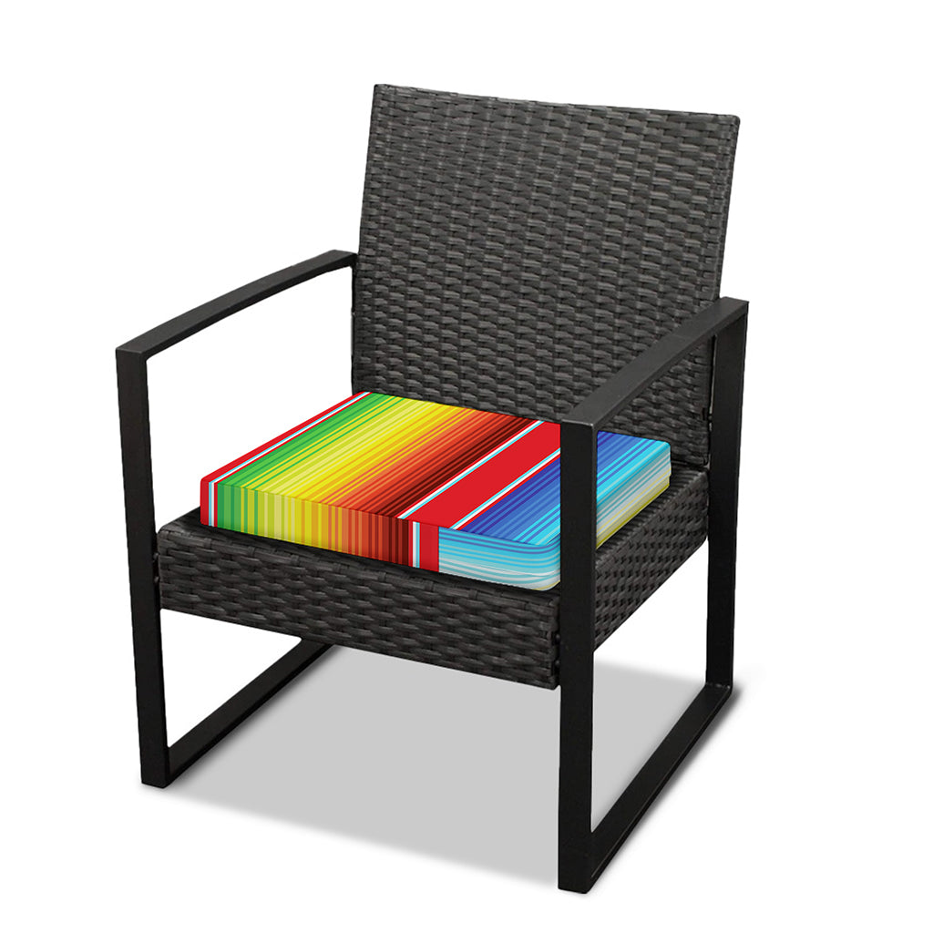Cinco De Mayo Mexican Pattern Print Outdoor Seat Cushion Cover