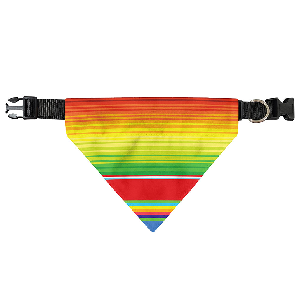 Cinco De Mayo Mexican Pattern Print Over The Collar Dog Bandana