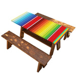 Cinco De Mayo Mexican Pattern Print Picnic Table Cover
