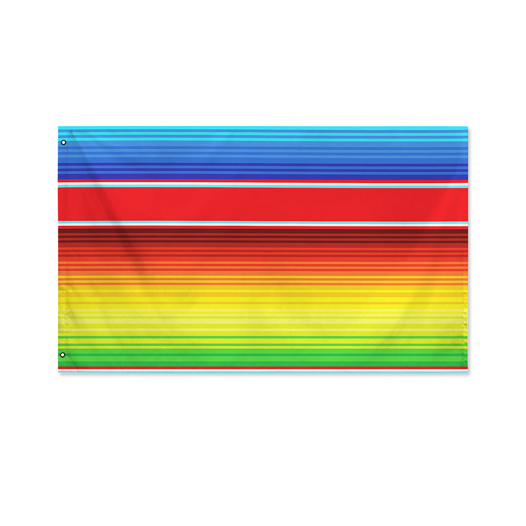 Cinco De Mayo Mexican Pattern Print Polyester Flag