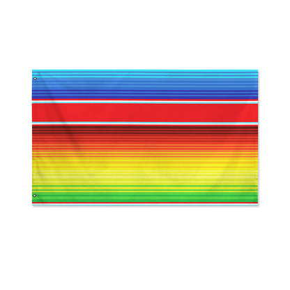 Cinco De Mayo Mexican Pattern Print Polyester Flag
