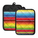 Cinco De Mayo Mexican Pattern Print Pot Holders With Pocket