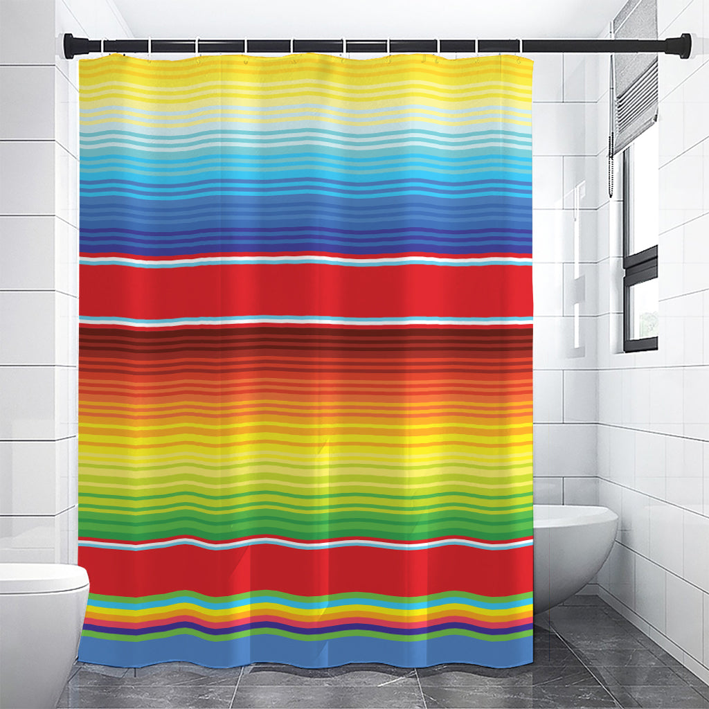 Cinco De Mayo Mexican Pattern Print Premium Shower Curtain