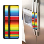 Cinco De Mayo Mexican Pattern Print Refrigerator Handle Covers