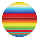 Cinco De Mayo Mexican Pattern Print Round Blanket