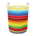 Cinco De Mayo Mexican Pattern Print Round Laundry Basket