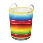Cinco De Mayo Mexican Pattern Print Round Laundry Basket