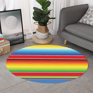 Cinco De Mayo Mexican Pattern Print Round Rug