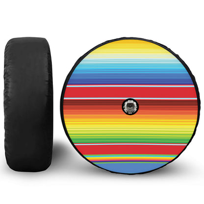Cinco De Mayo Mexican Pattern Print Tire Cover With Camera Hole