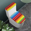 Cinco De Mayo Mexican Pattern Print Toilet Lid And Tank Cover Set