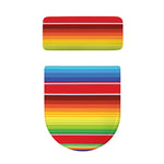 Cinco De Mayo Mexican Pattern Print Toilet Lid And Tank Cover Set