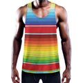 Cinco De Mayo Mexican Pattern Print Men's Workout Tank Top