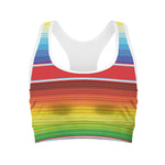 Cinco De Mayo Mexican Pattern Print Women's Sports Bra