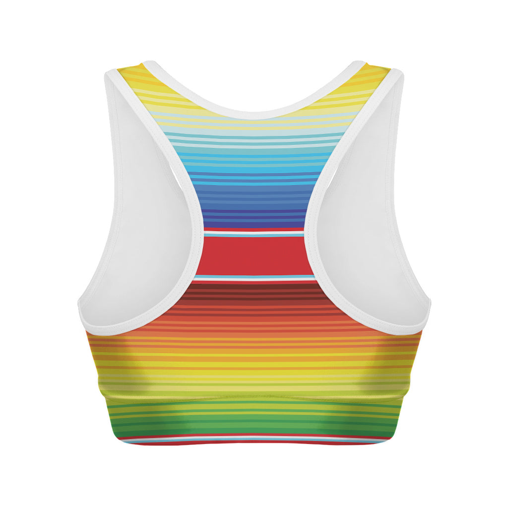 Cinco De Mayo Mexican Pattern Print Women's Sports Bra