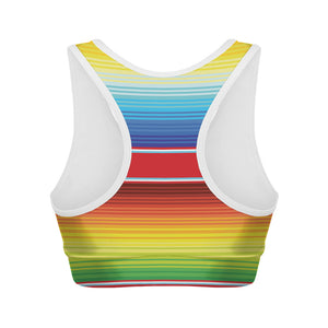 Cinco De Mayo Mexican Pattern Print Women's Sports Bra