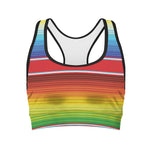 Cinco De Mayo Mexican Pattern Print Women's Sports Bra