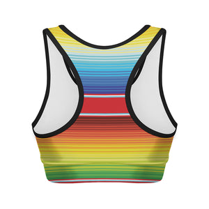 Cinco De Mayo Mexican Pattern Print Women's Sports Bra