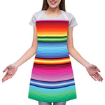 Cinco De Mayo Mexican Stripe Print Adjustable Apron