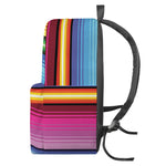 Cinco De Mayo Mexican Stripe Print Backpack