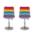 Cinco De Mayo Mexican Stripe Print Bar Stool Covers
