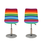 Cinco De Mayo Mexican Stripe Print Bar Stool Covers