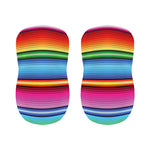 Cinco De Mayo Mexican Stripe Print Bar Stool Covers