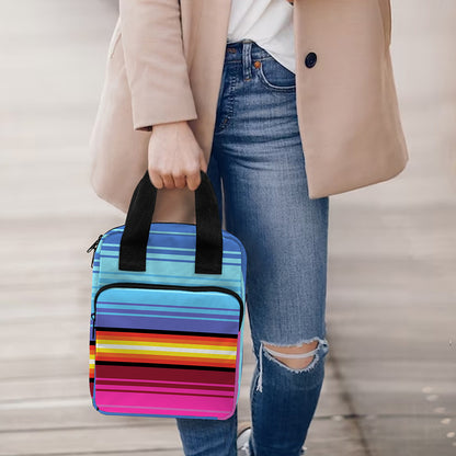 Cinco De Mayo Mexican Stripe Print Bible Tote Bag