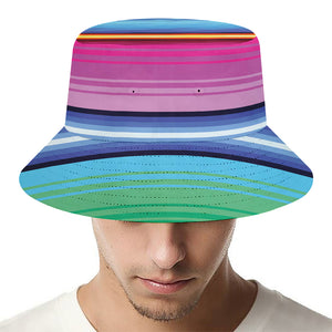 Cinco De Mayo Mexican Stripe Print Bucket Hat