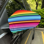 Cinco De Mayo Mexican Stripe Print Car Side Mirror Covers