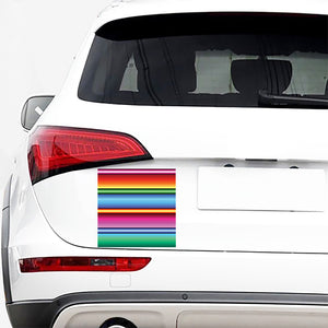 Cinco De Mayo Mexican Stripe Print Car Sticker