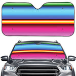 Cinco De Mayo Mexican Stripe Print Car Windshield Sun Shade