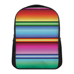 Cinco De Mayo Mexican Stripe Print Casual Backpack