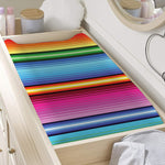 Cinco De Mayo Mexican Stripe Print Changing Pad Cover