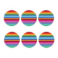 Cinco De Mayo Mexican Stripe Print Coaster Set