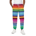 Cinco De Mayo Mexican Stripe Print Cotton Sweatpants