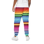 Cinco De Mayo Mexican Stripe Print Cotton Pants