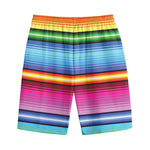 Cinco De Mayo Mexican Stripe Print Cotton Shorts