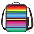 Cinco De Mayo Mexican Stripe Print Crossbody Lunch Bag