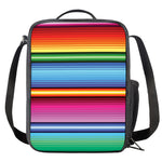 Cinco De Mayo Mexican Stripe Print Crossbody Lunch Bag